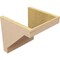 Ekena Millwork 12"W x 12"D x 12"H Wide Burlington Rough Cedar Woodgrain TimberThane Corbel, Primed Tan CORUR12X12X12BURRCPR - alternate 3